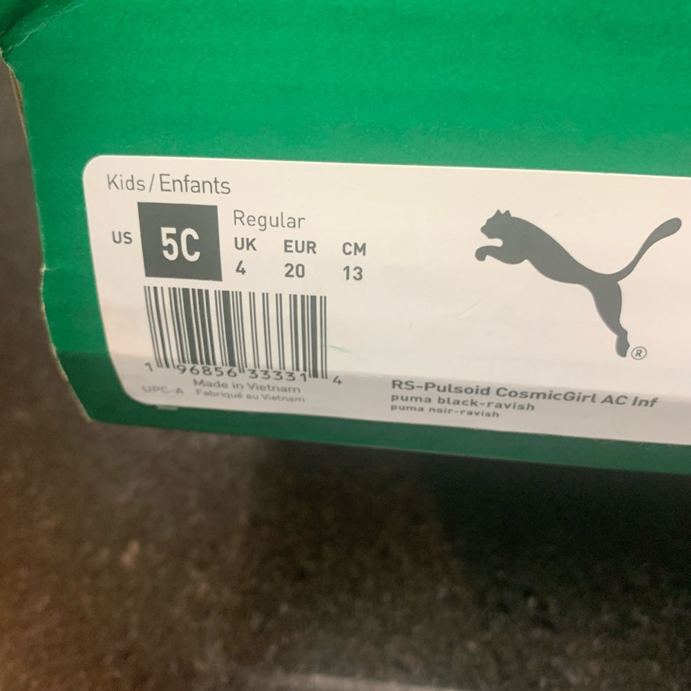 Sz 5c PUMA RS-Pulsoid Cosmic (Little Kid) Puma Black/Ravish 2 Little Kid