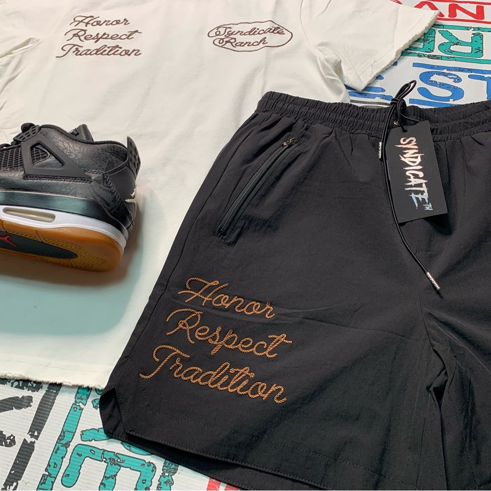 Honor Respect Tradition Black Shorts Sz various