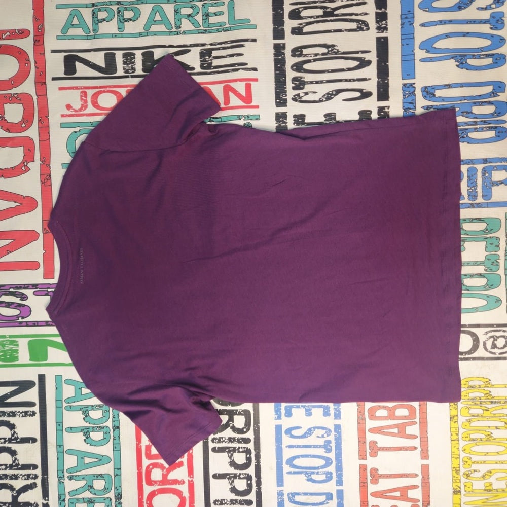 Armani Exchange Purple Short Sleeve Tee Sz small