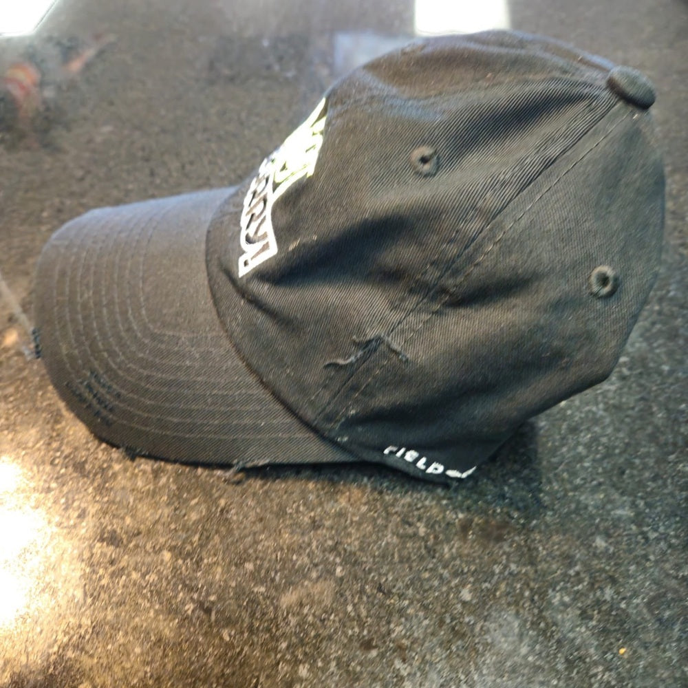 Black Cap with 'Not Sorry!' Embroidery