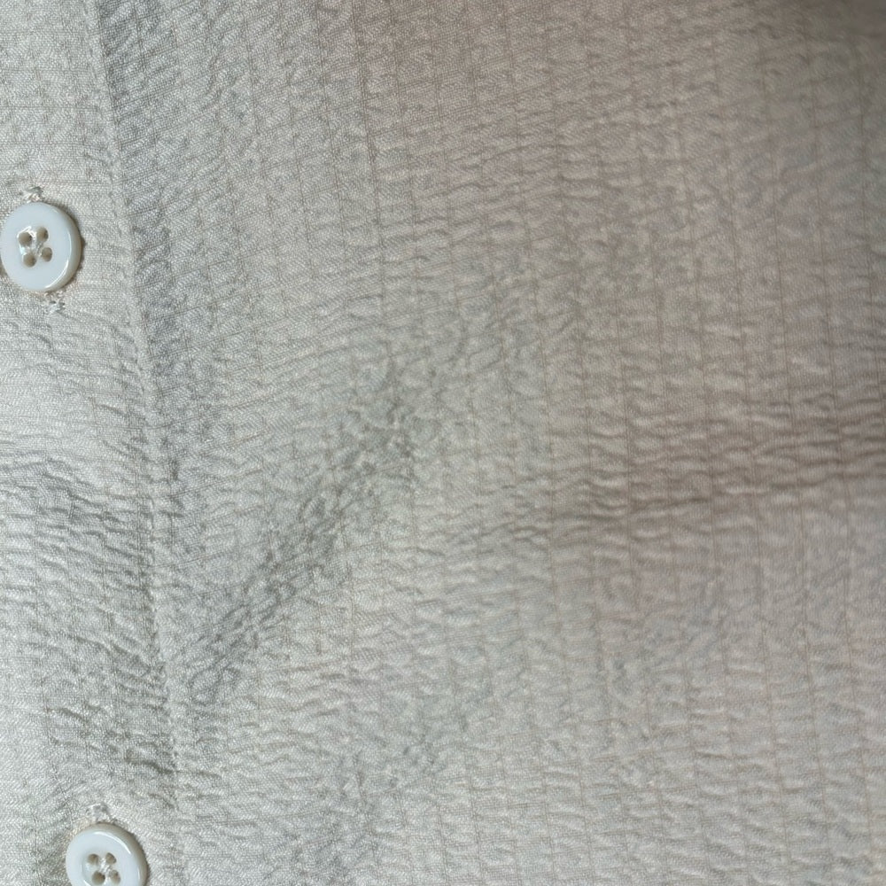 Beige Short Sleeve Shirt and Shorts Set