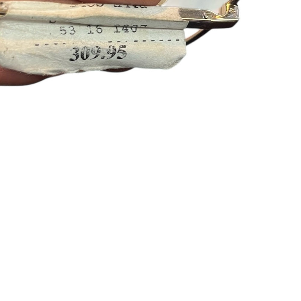 Jimmy Choo Gold and Black Square Chic Glasses