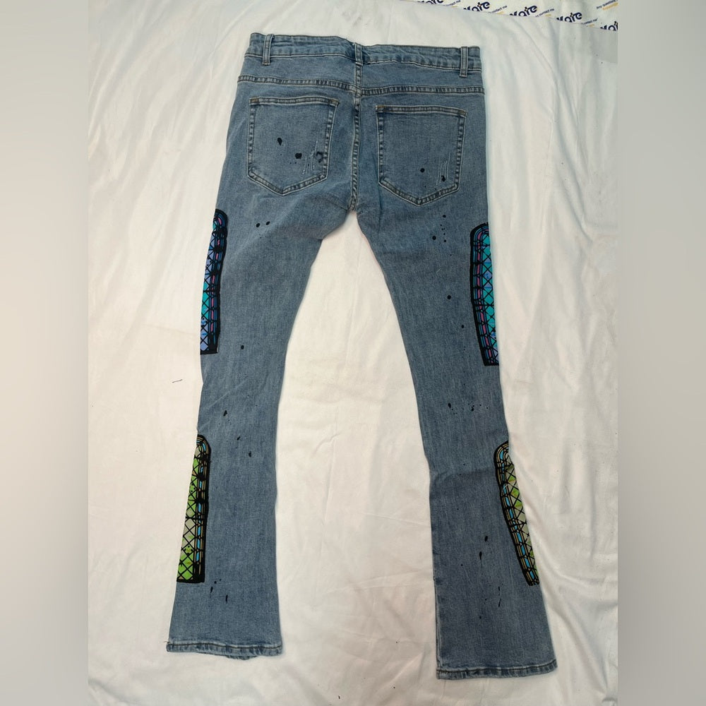 508 Temple Stack Jeans - Mid Wash
