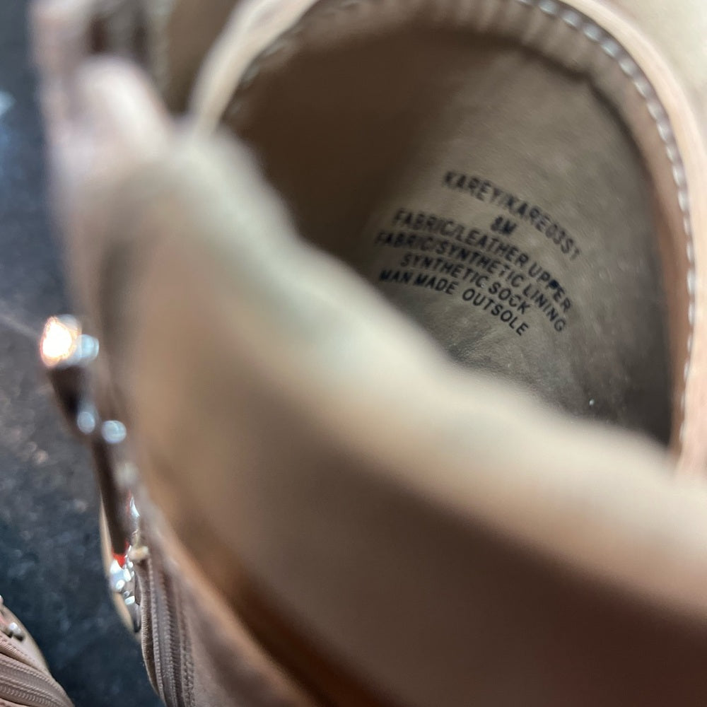 Steve Madden Karey Leather Pointed Toe Ankle Boots