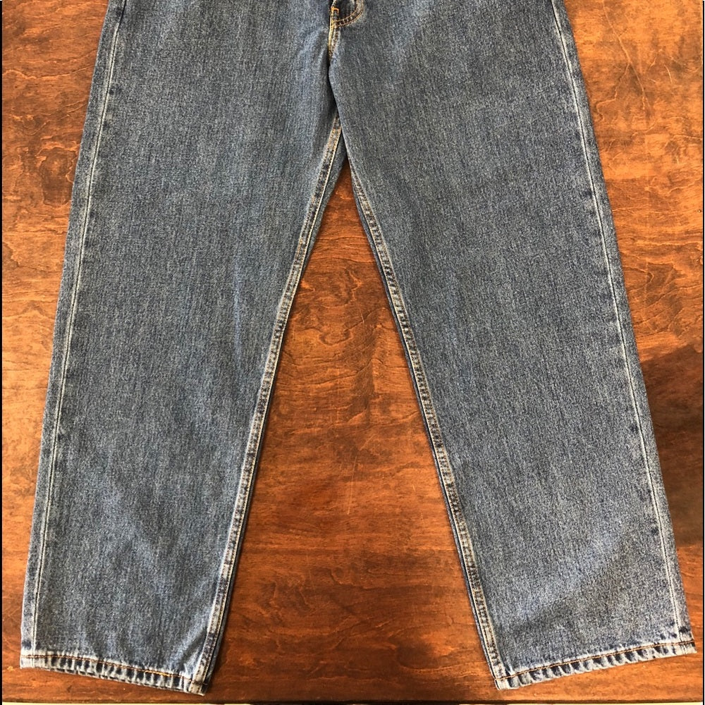 Blue denim relaxed fit sz 36x30