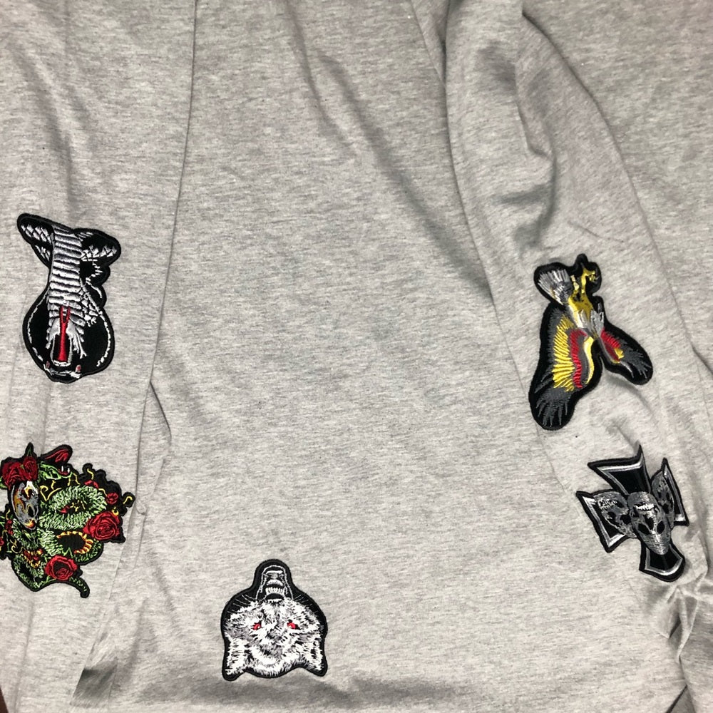 Patch Design Sweater Sz 2xl