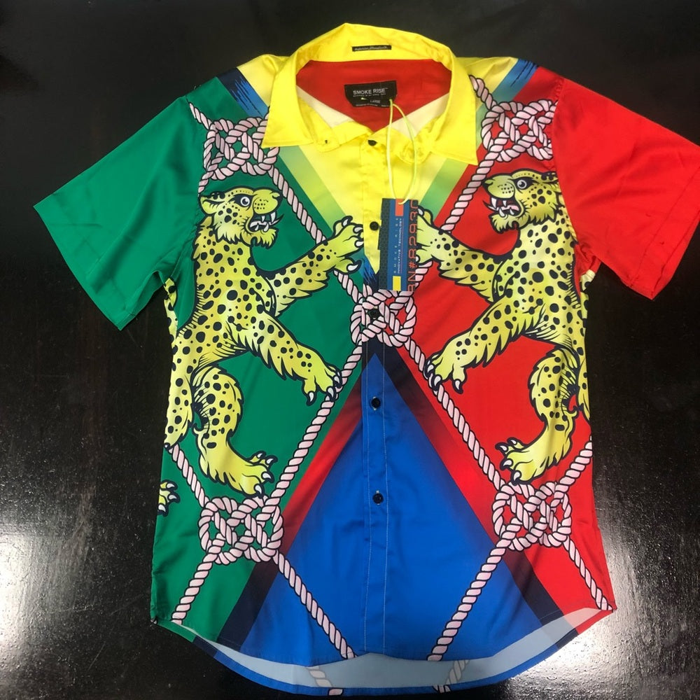 Smoke Rise polo button down sz Various