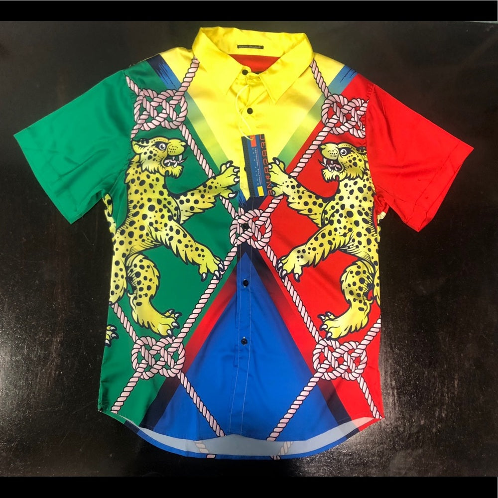 Smoke Rise polo button down sz Various