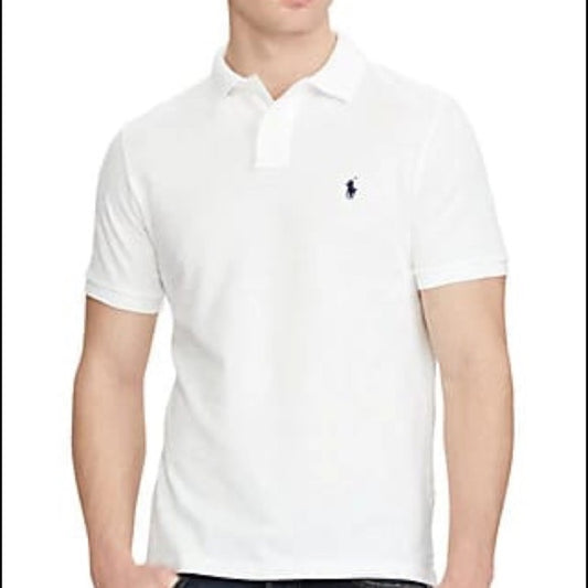 White polo casual shirt sz Various