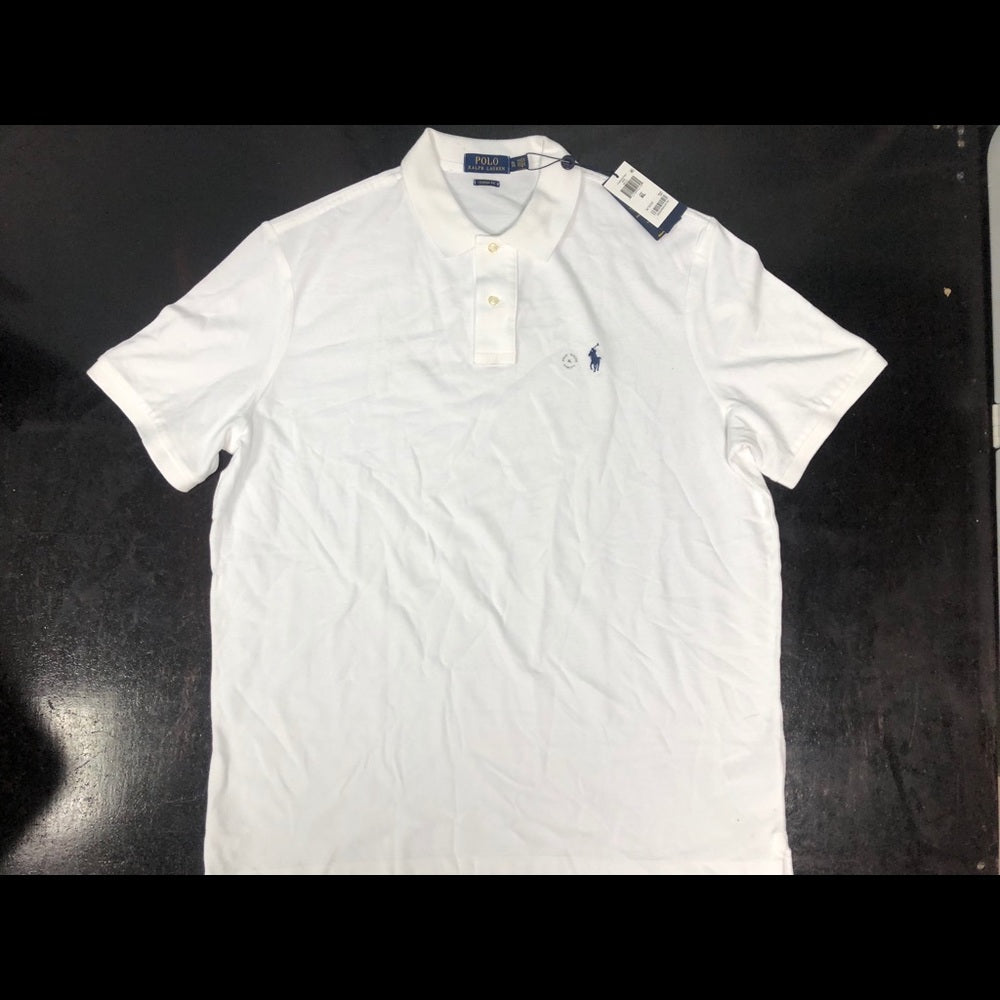 White polo casual shirt sz Various