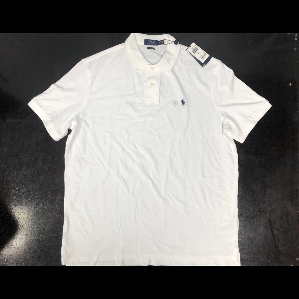 White polo casual shirt sz Various