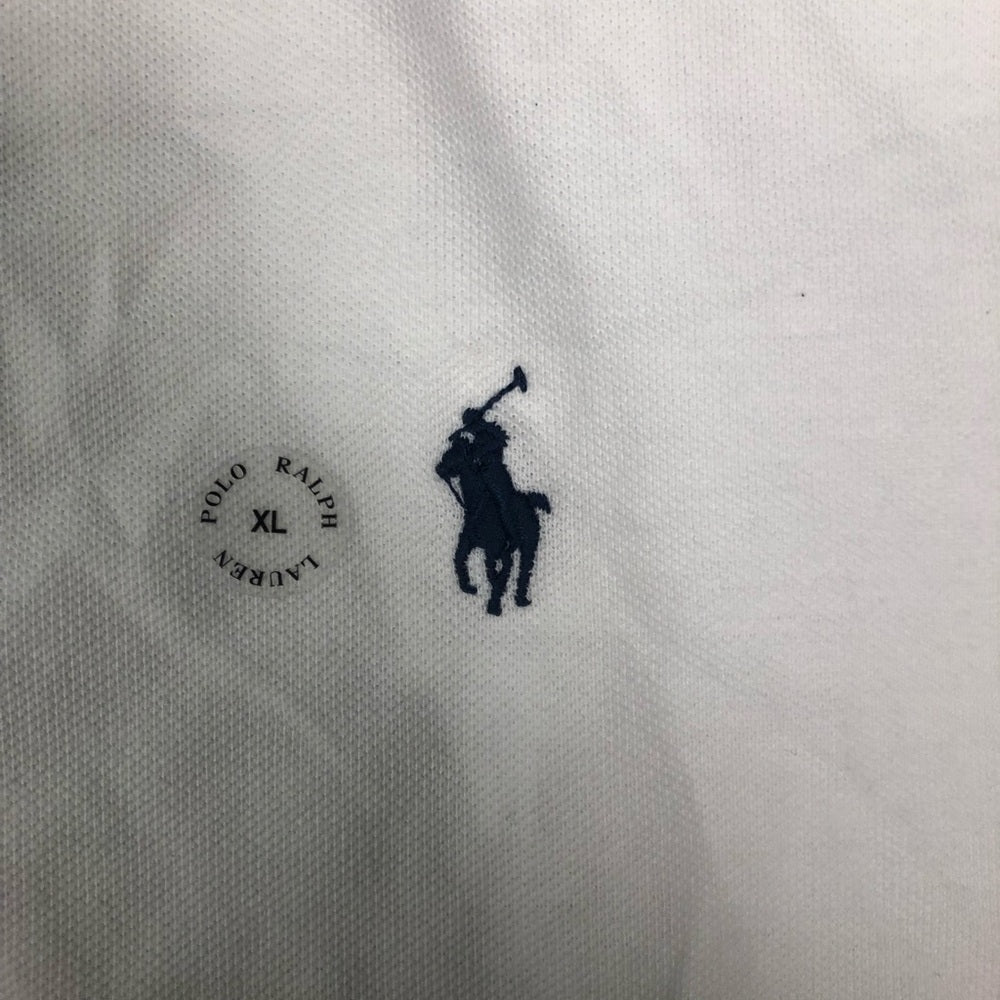 White polo casual shirt sz Various