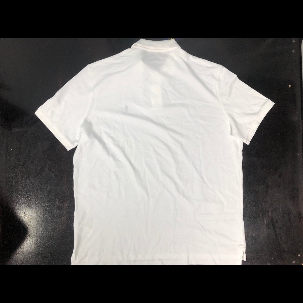 White polo casual shirt sz Various