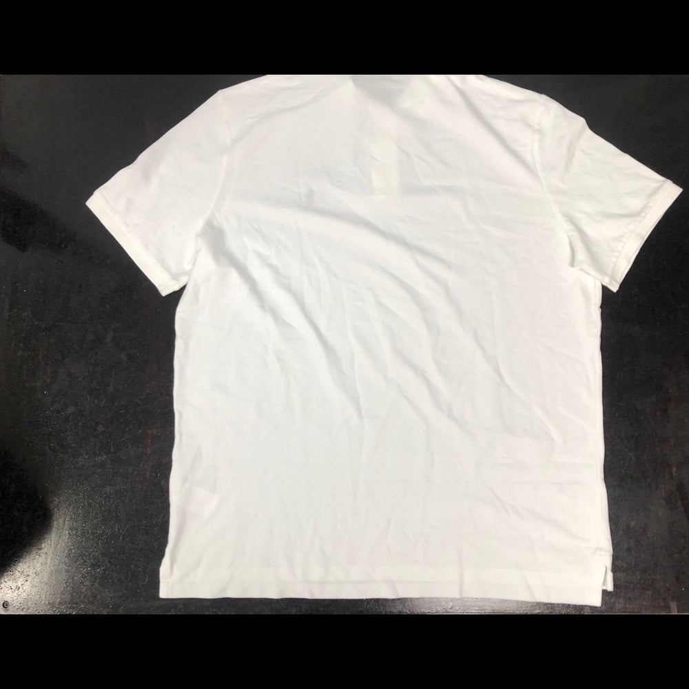 White polo casual shirt sz Various