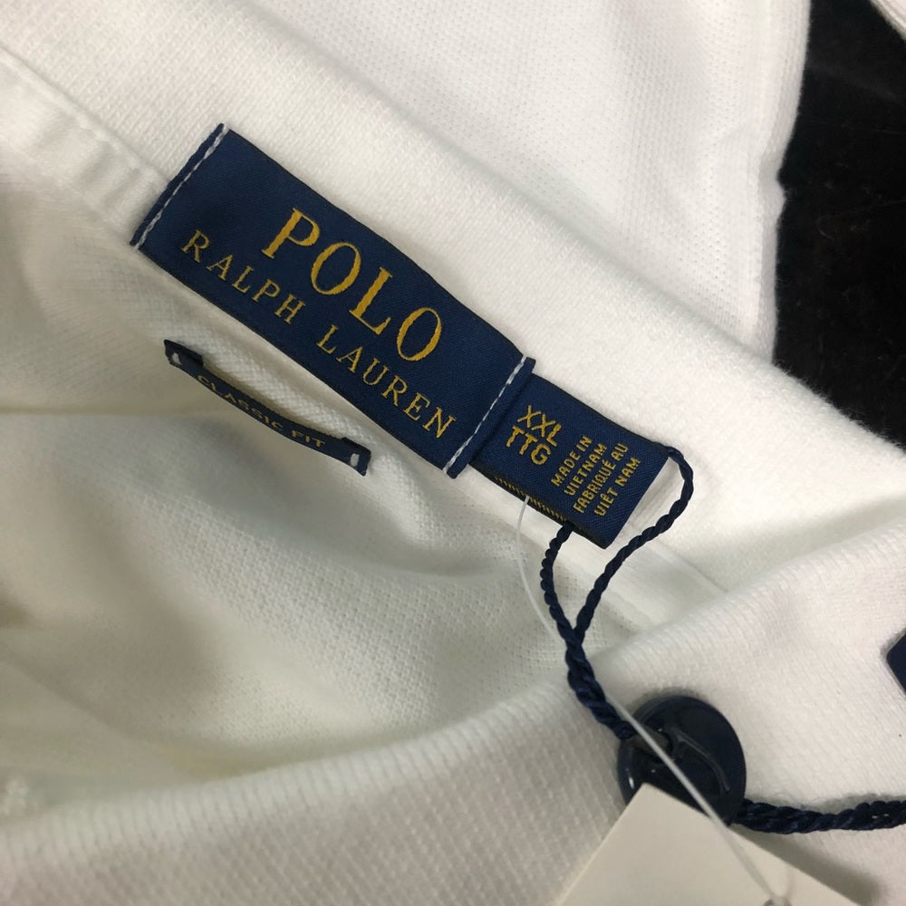 White polo casual shirt sz Various