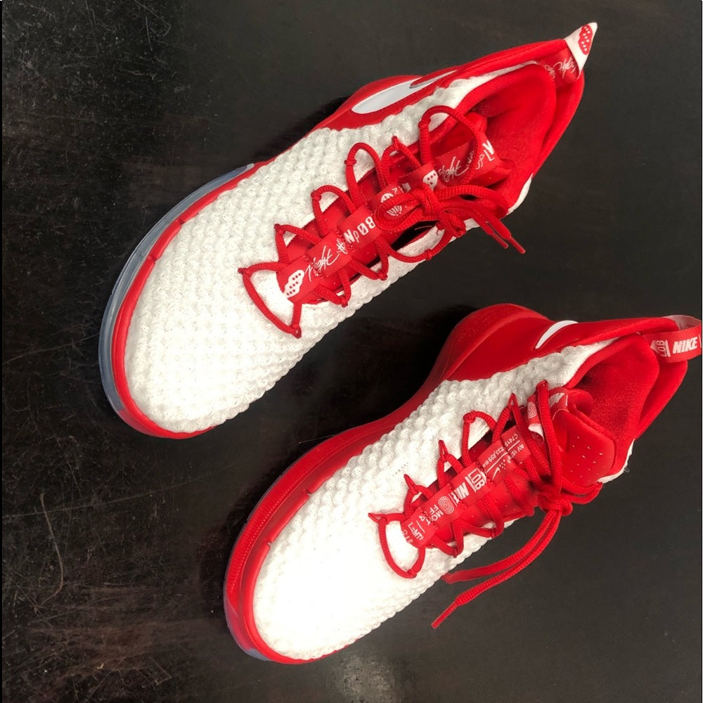 Nike alpha dunk White red  sz 11.5