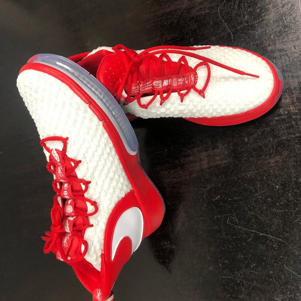 Nike alpha dunk White red  sz 11.5