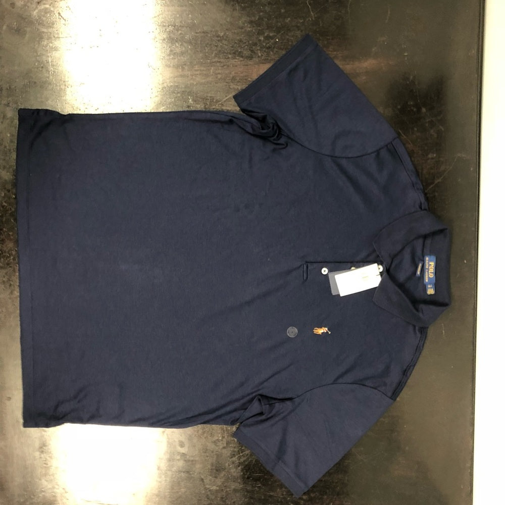 Polo soft Cotton navy blue sz Various
