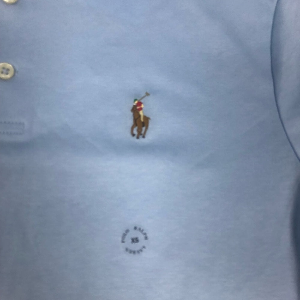 Polo soft Cotton navy light blue sz Various