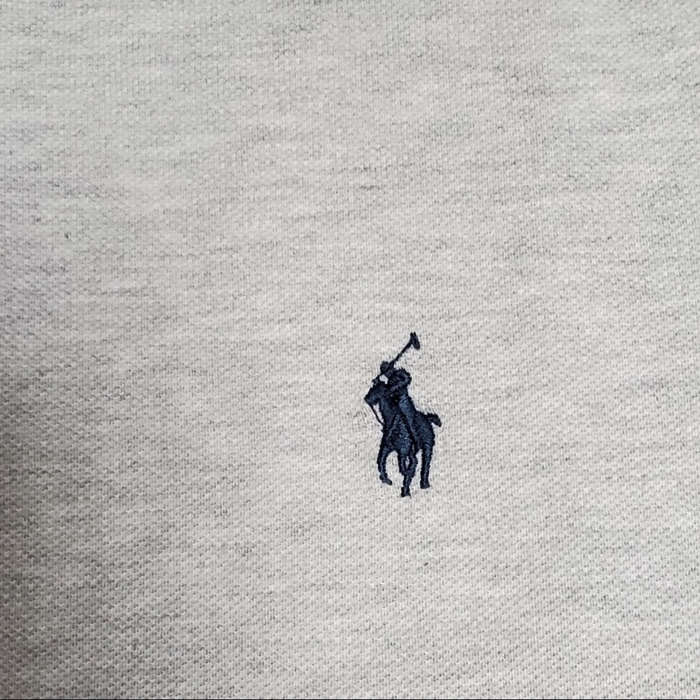 Gray polo golf shirt sz Various