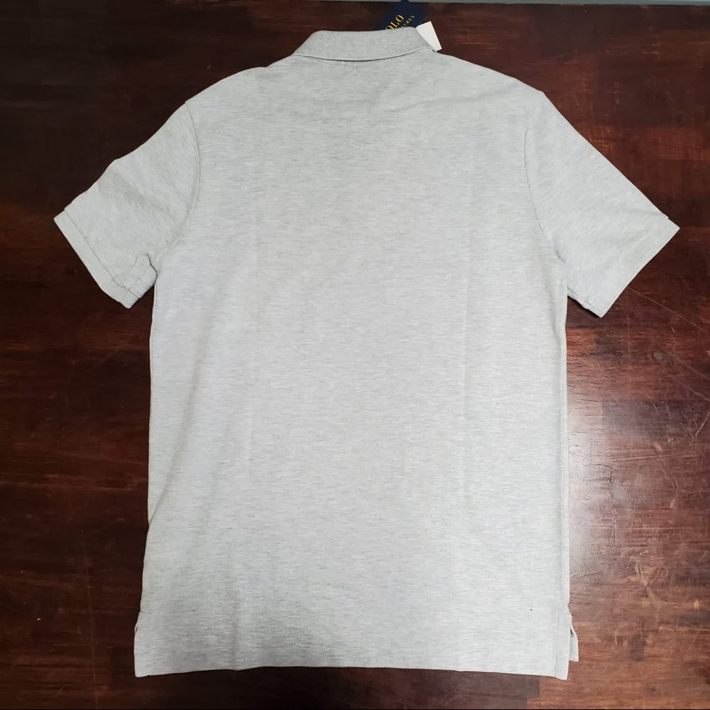 Gray polo golf shirt sz Various