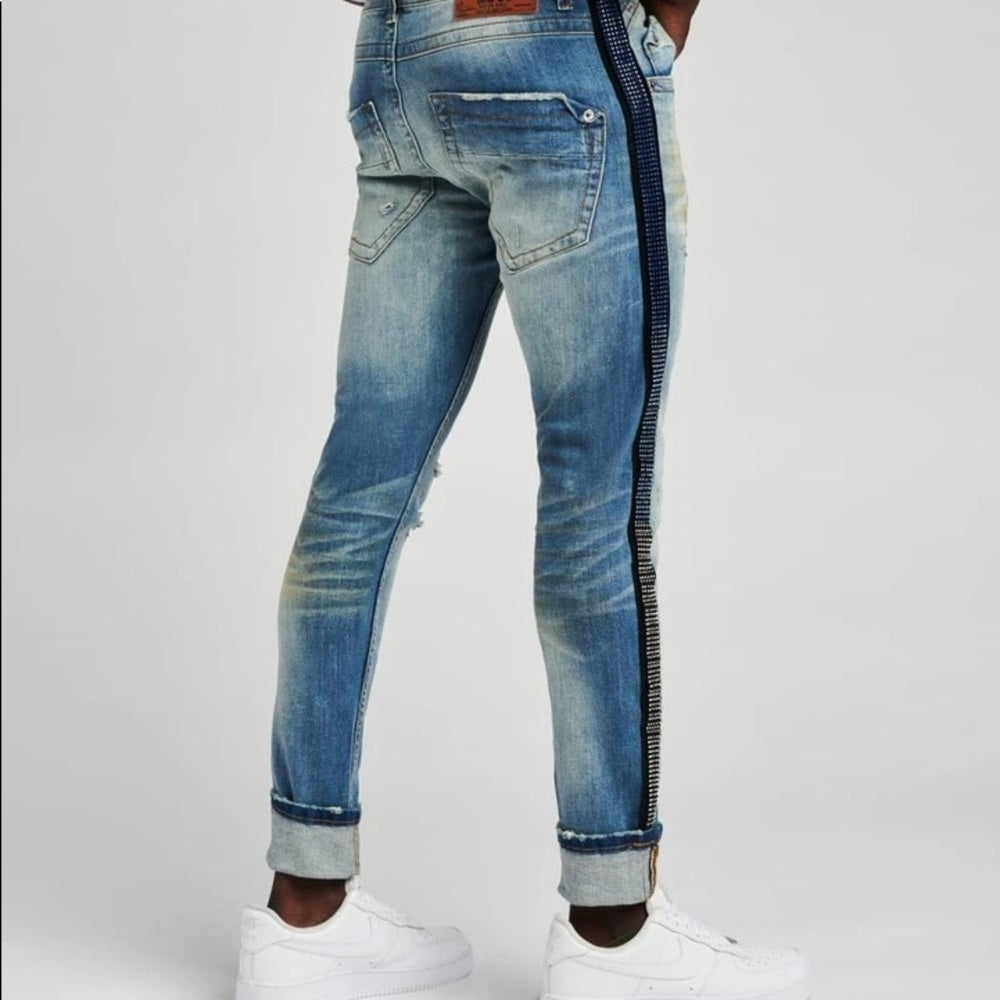 Sz Various rhymestone Jeans decibel