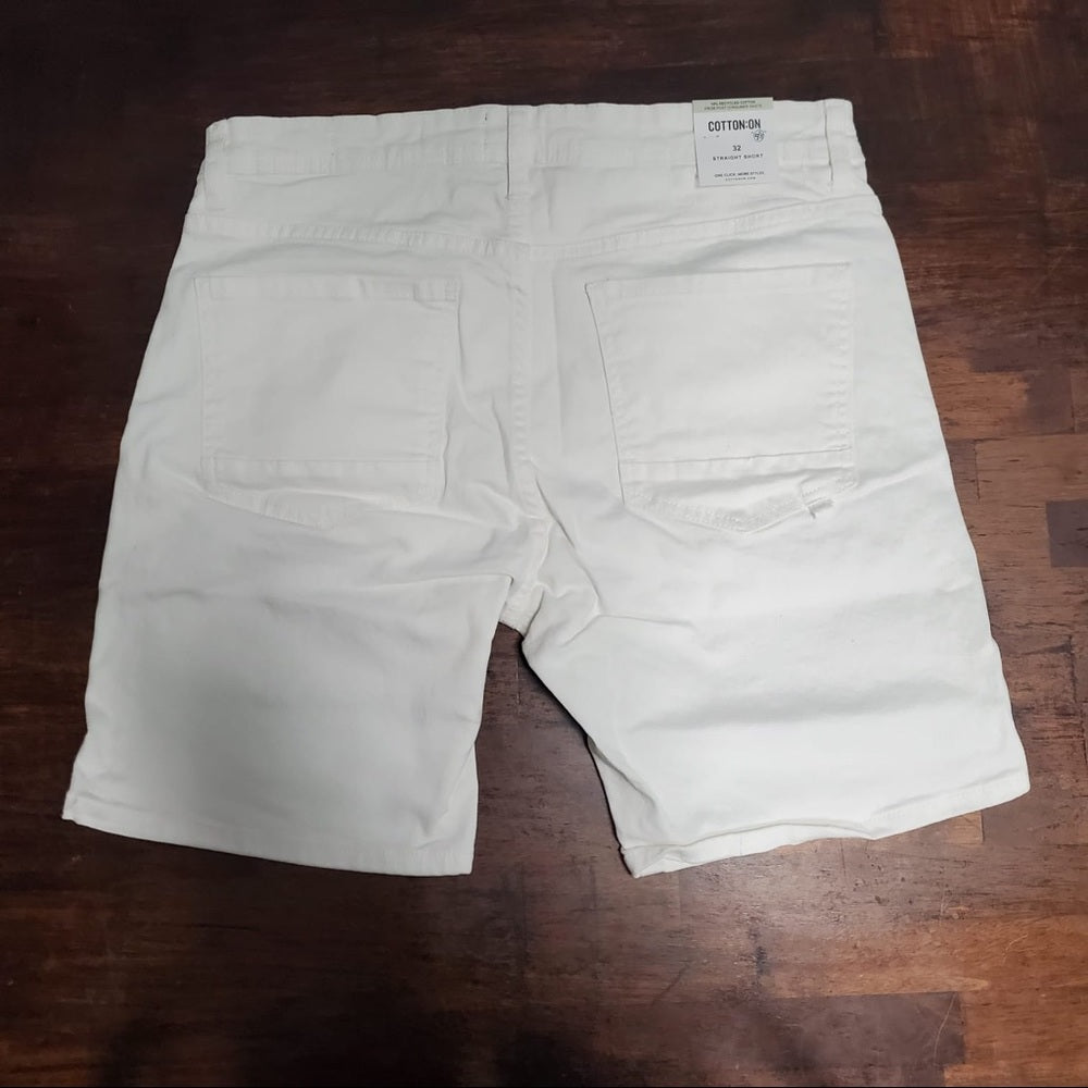 Sz Various cotton on white denim