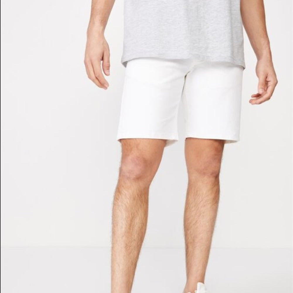 Sz Various cotton on white denim