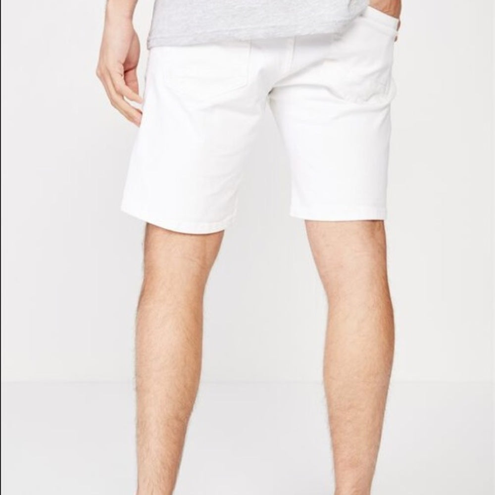 Sz Various cotton on white denim