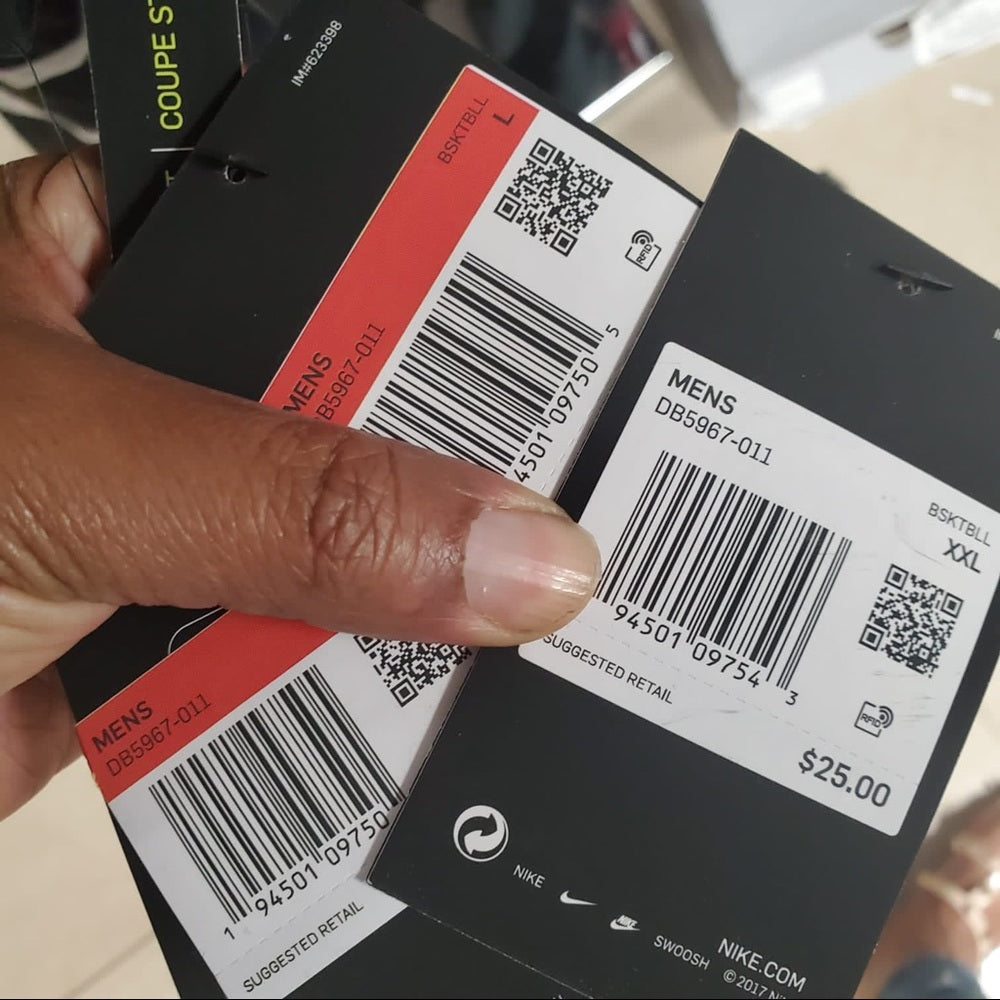 Nike logo tee sz Various