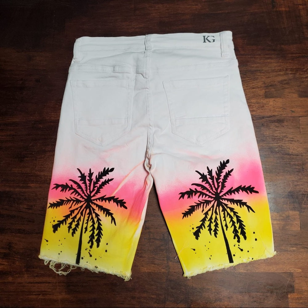 Sz Various palm tree kilogram shorts