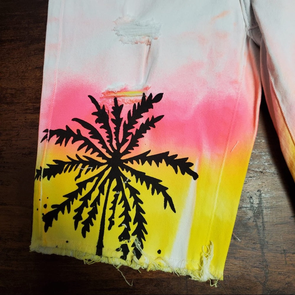 Sz Various palm tree kilogram shorts