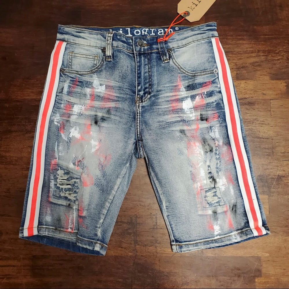 Sz Various kilogram side stripe shorts