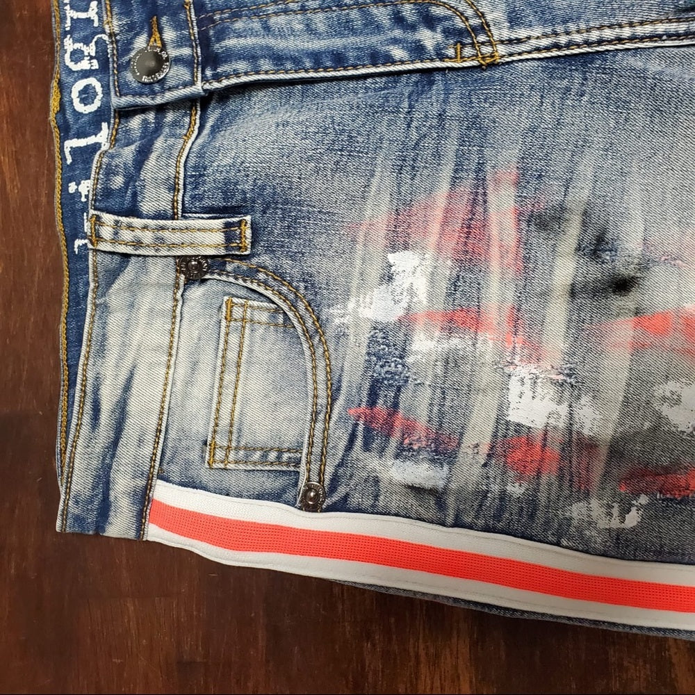 Sz Various kilogram side stripe shorts