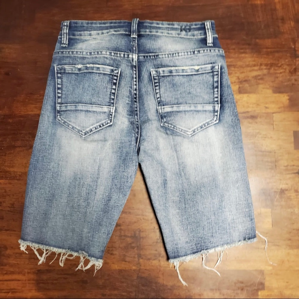 Sz Various kilogram distressed denim shorts