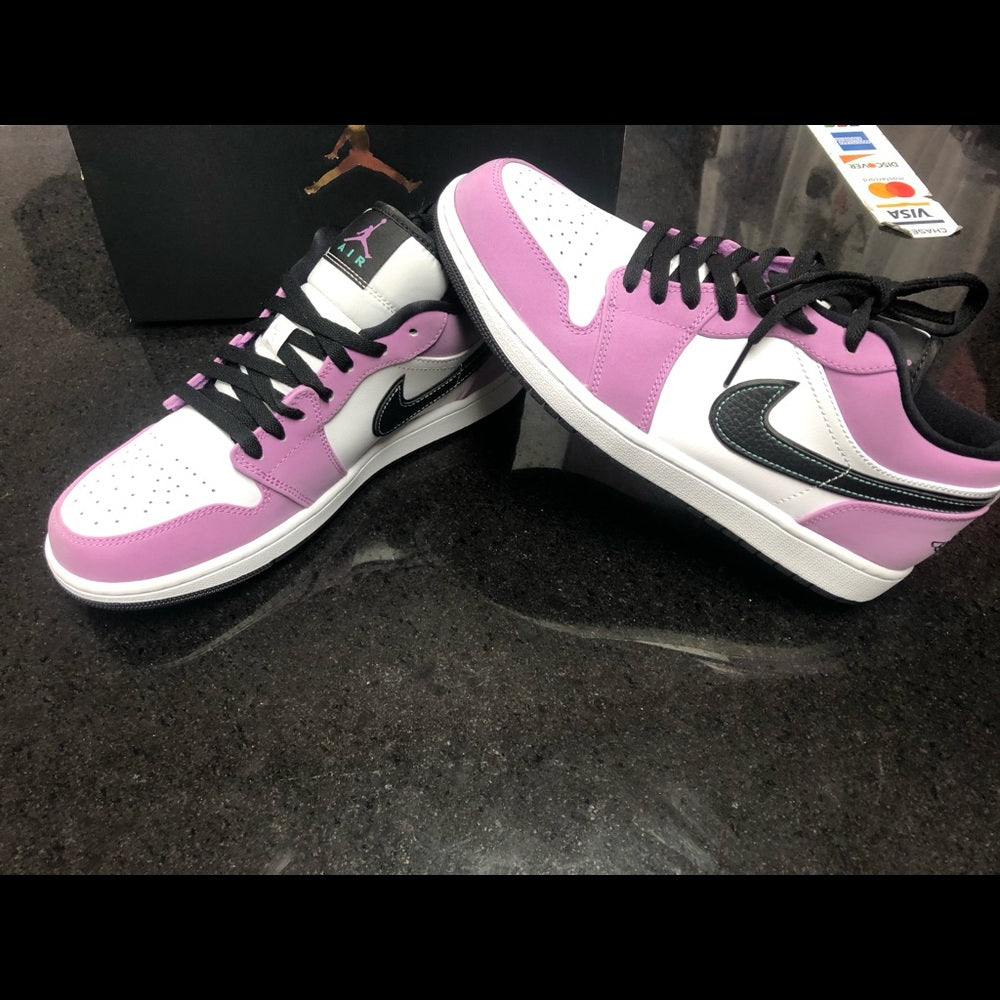 Sz various Air Jordan 1s lows purple Nwb