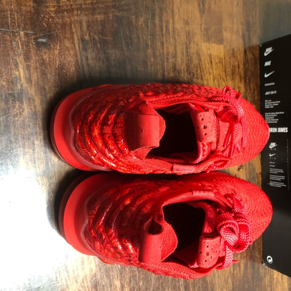 Lebron 17 red sz 7