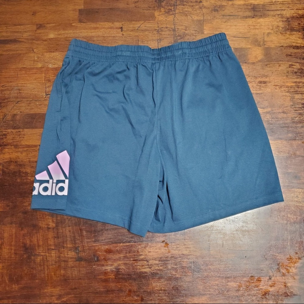 Adidas shorts sz Various shirt blue cotton