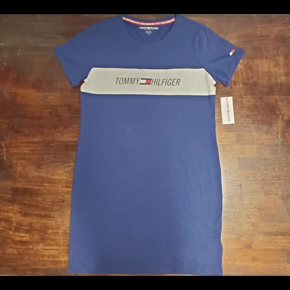Tommy dress Sz small blue