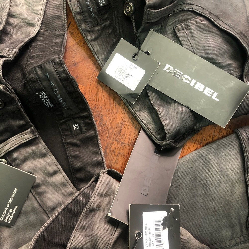 Black decibel jean shorts sz various