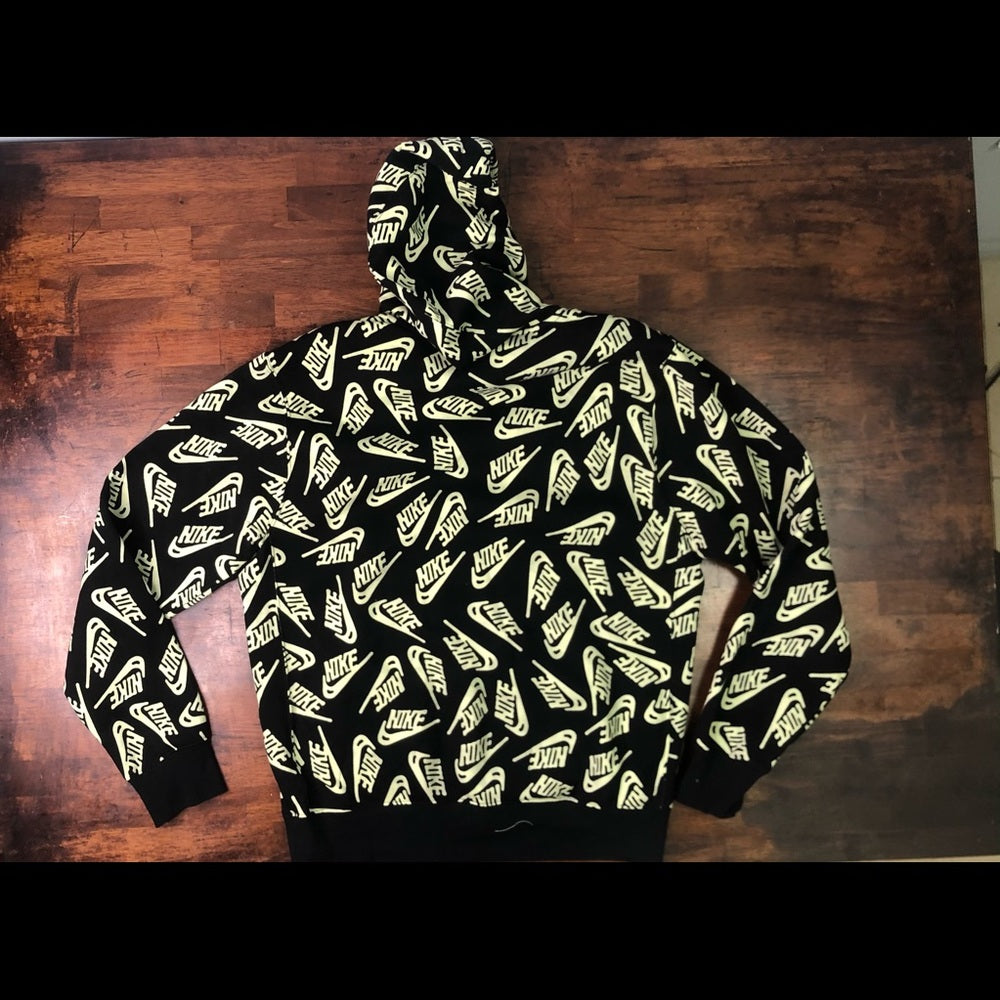 Nike hoodie lime/black sz various