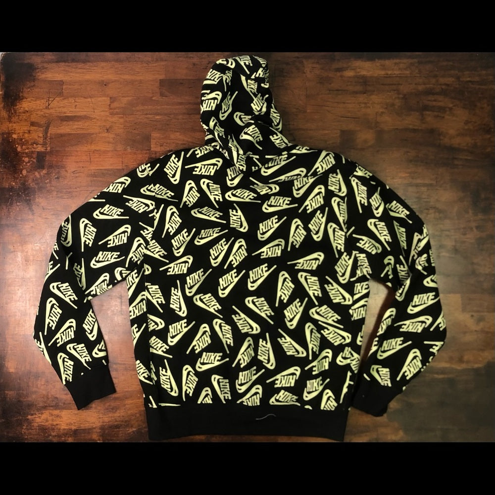 Nike hoodie lime/black sz various