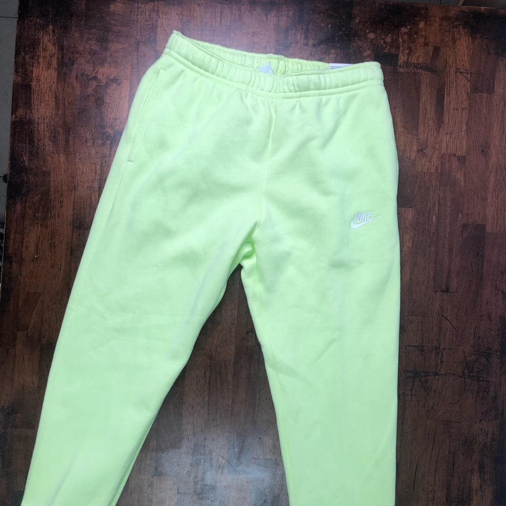 Nike sweats lime  sz various