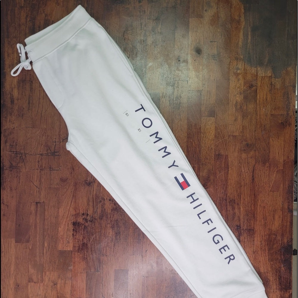 Tommy Hilfiger sweat pants sz various white