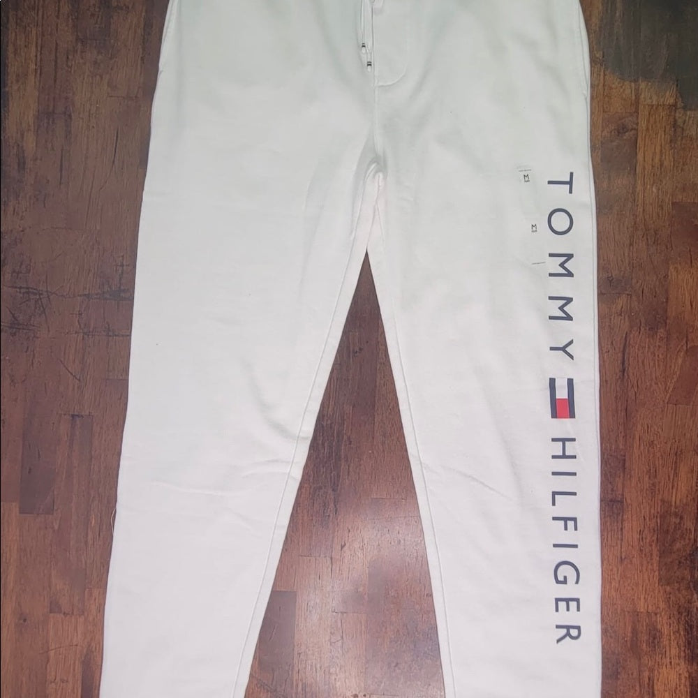 Tommy Hilfiger sweat pants sz various white