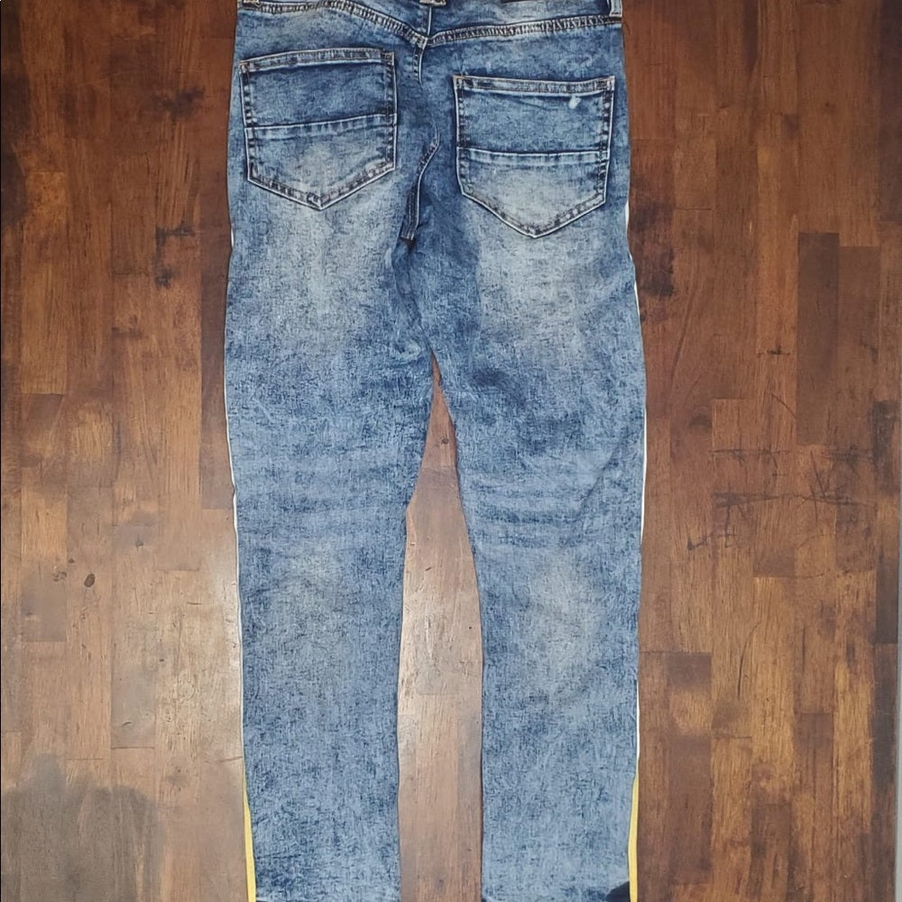 Sz various ripped denim track jeans