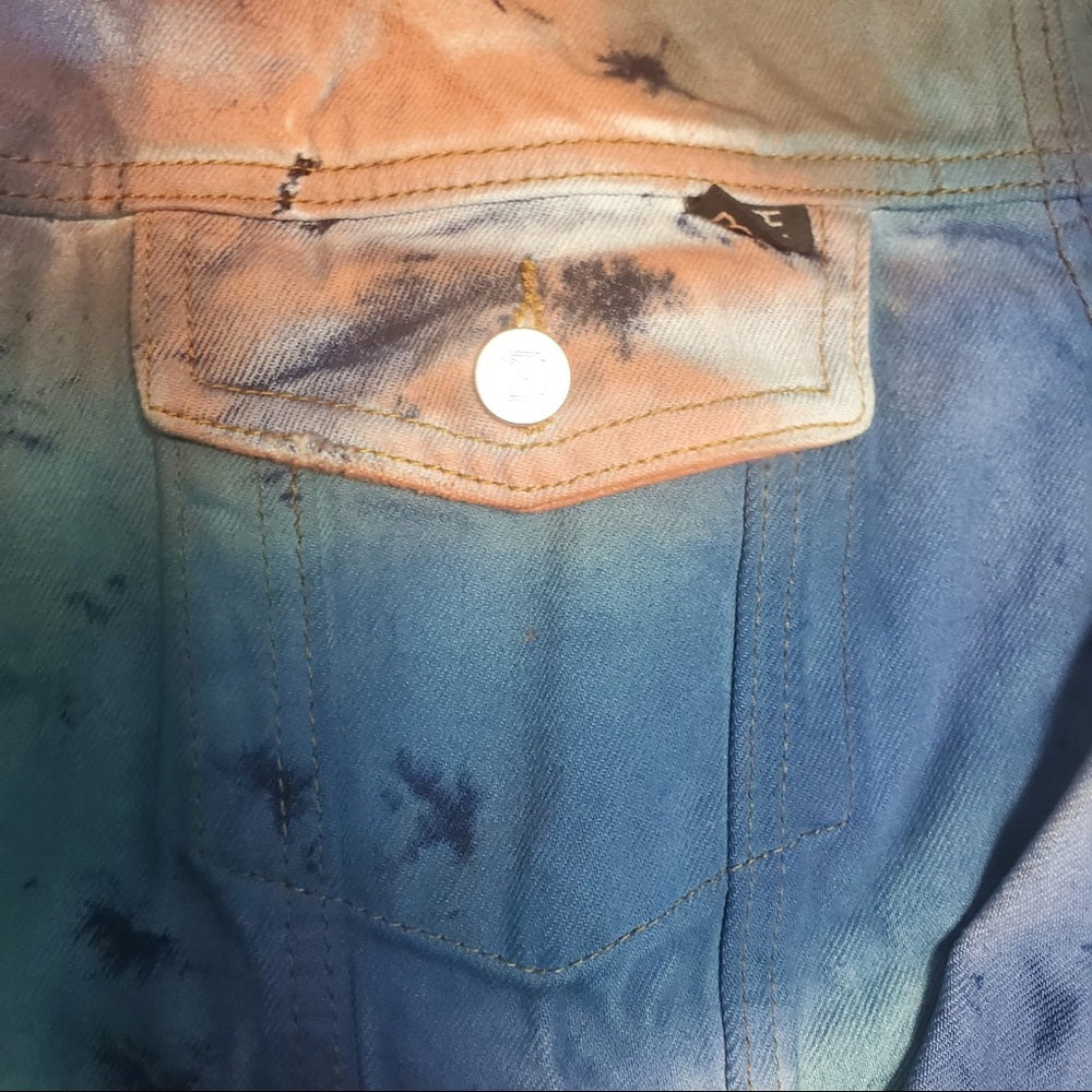 2 piece 2xl dope jacket tye dye