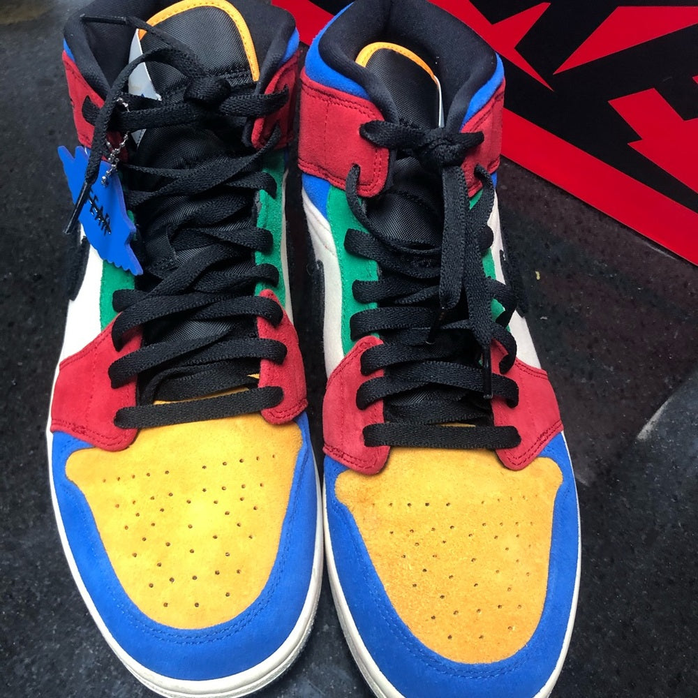 Jordan 1s sz 10.5 muti colors