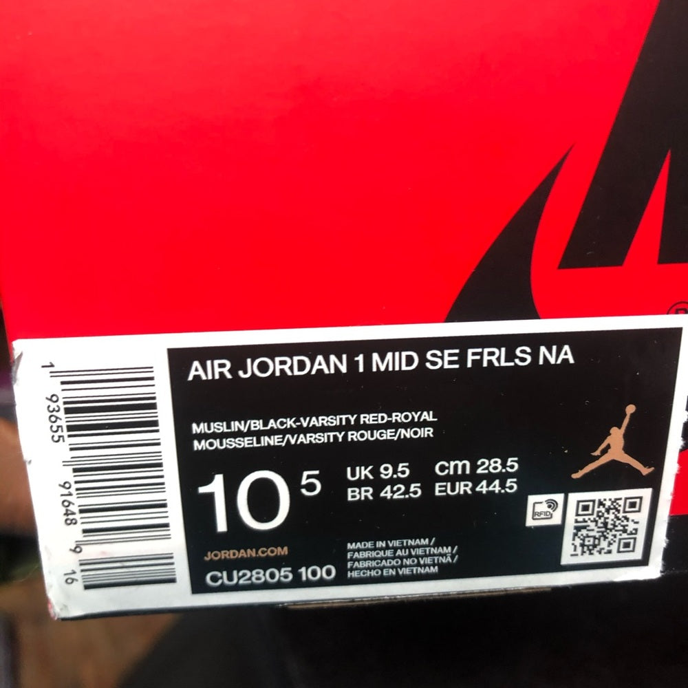 Jordan 1s sz 10.5 muti colors