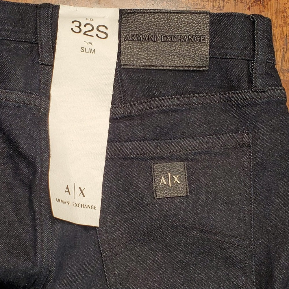 Armani Exchange dark blue denim jeans sz 32